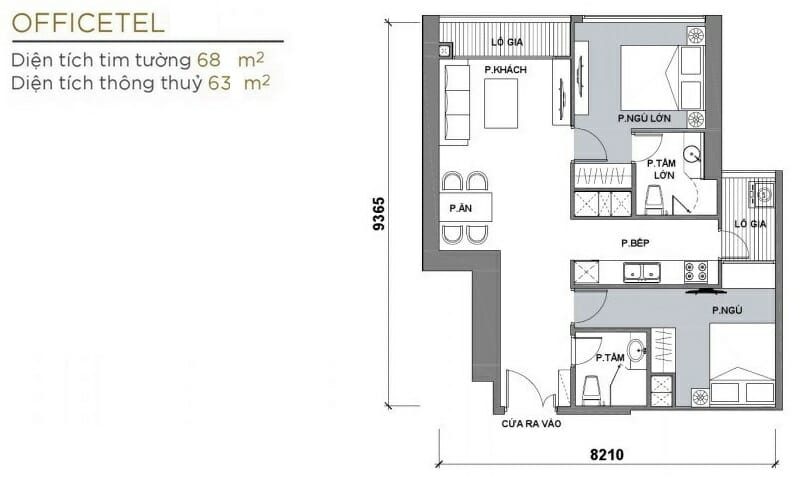 Vinhomes Golden River cho thuê lầu 20 A3 có nội thất 2 phòng ngủ view L81