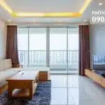 Cho thuê Thảo Điền Pearl 2 phòng ngủ lầu 20 toà A nội thất xịn view sông