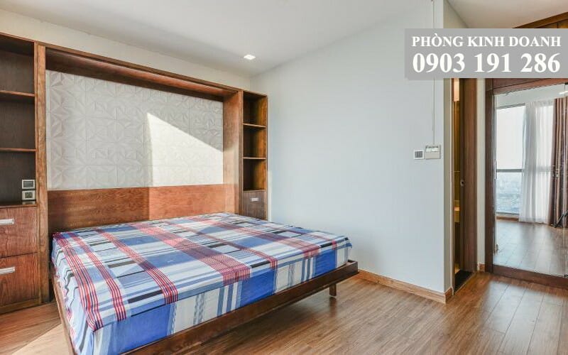 Cho thuê căn hộ Vinhomes view city lầu 32 toà Park 7 có nội thất 2 phòng ngủ