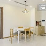 Cho thuê căn Vinhomes view thành phố lầu 28 P7 nội thất cao cấp 2 phòng ngủ