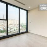 Căn Vinhomes Golden River cho thuê lầu 10 A4 2 phòng ngủ trống view L81