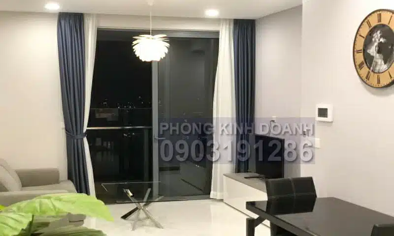 Căn hộ Sunwah Pearl cho thuê lầu 43 toà B1 nội thất 1 phòng ngủ view L81