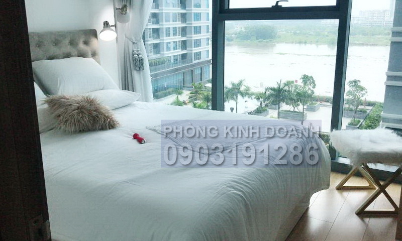 Sunwah Pearl cho thuê tầng 10 B1 nội thất đầy đủ 1 phòng ngủ view sông