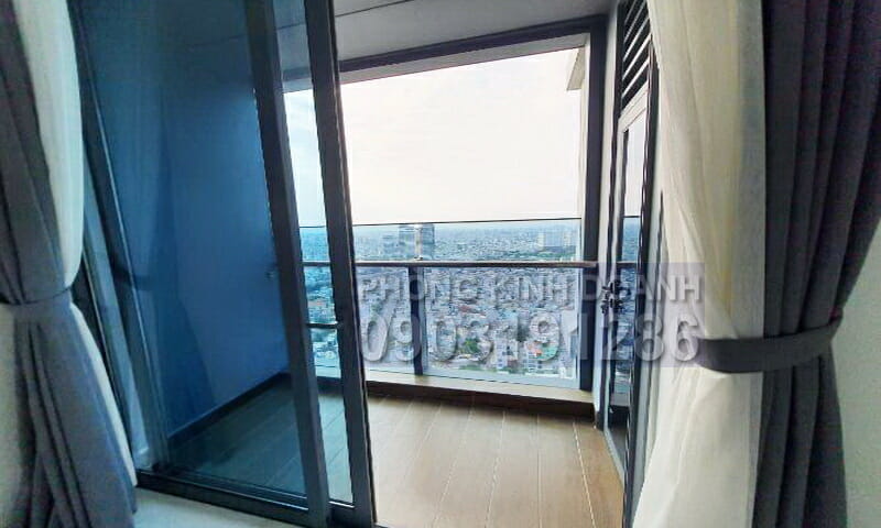 Căn Sunwah Pearl cho thuê tầng 30 nội thất cơ bản 1 phòng ngủ view đẹp