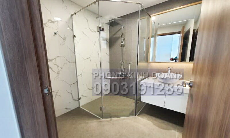 Căn Sunwah Pearl cho thuê tầng 30 nội thất cơ bản 1 phòng ngủ view đẹp