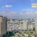 Cho thuê căn hộ Vinhomes view thành phố tầng 40 P7 nhà trống 2 phòng ngủ