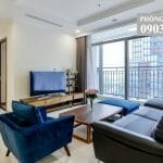 Cho thuê Vinhomes Central Park view L81 lầu 12 L6 nội thất đẹp 4 phòng ngủ