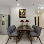 Cho thuê Vinhomes Central Park view L81 lầu 12 L6 nội thất đẹp 4 phòng ngủ