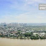 Căn hộ Vinhomes cho thuê tầng 32 toà C1 nhà trống view sông 4 phòng ngủ