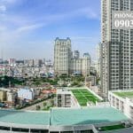 Cho thuê Vinhomes view thành phố tầng 12 P7 nội thất cao cấp 2 phòng ngủ