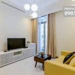 Căn hộ Vinhomes Central Park cho thuê lầu 21 L4 đủ nội thất 1 phòng ngủ