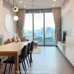 Cho thuê Empire City 1 phòng ngủ lầu 8 Tilia đầy đủ nội thất view Bitexco