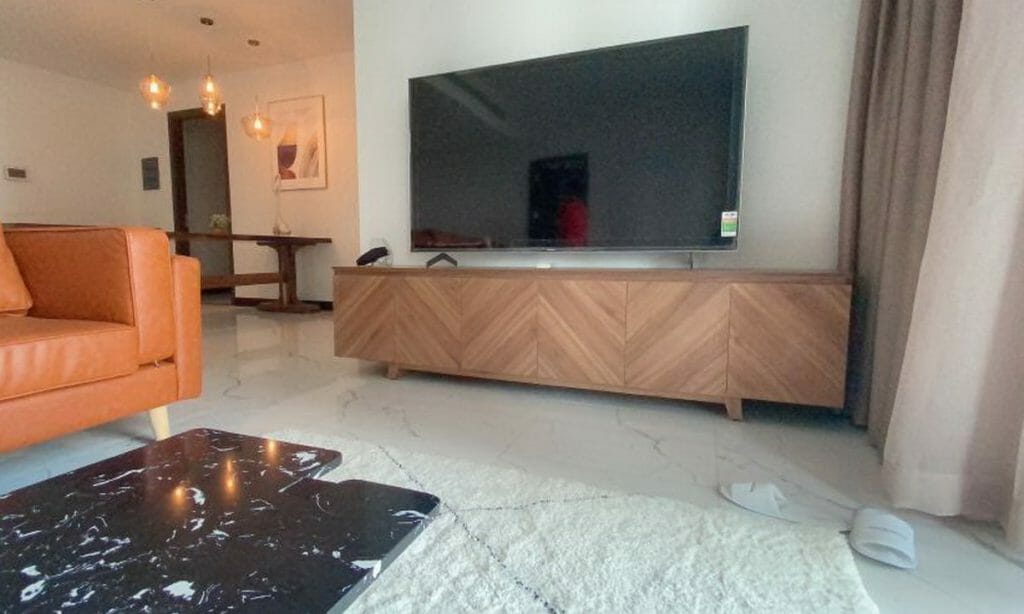 Cho thuê Empire City 3 phòng ngủ view quận 1 lầu 18 toà Linden nội thất đẹp