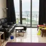 Căn hộ cho thuê Empire City 2 phòng ngủ view sông tầng 26 Tilia nội thất xịn