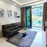 Empire City 2 phòng ngủ cho thuê tầng 3 tháp Tilia full nội thất view hồ bơi