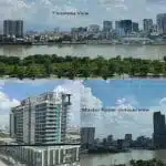 Căn hộ cho thuê Empire City 2 phòng ngủ Tilia view sông tầng 10 nhà trống