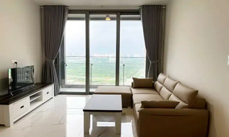 Căn 2 phòng ngủ cho thuê Empire City tầng 26 toà Tilia full nội thất view L81