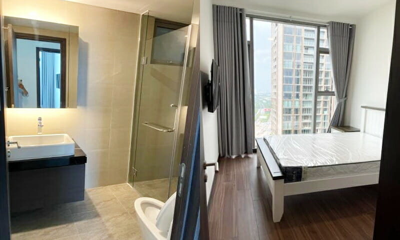 Căn 2 phòng ngủ cho thuê Empire City tầng 26 toà Tilia full nội thất view L81