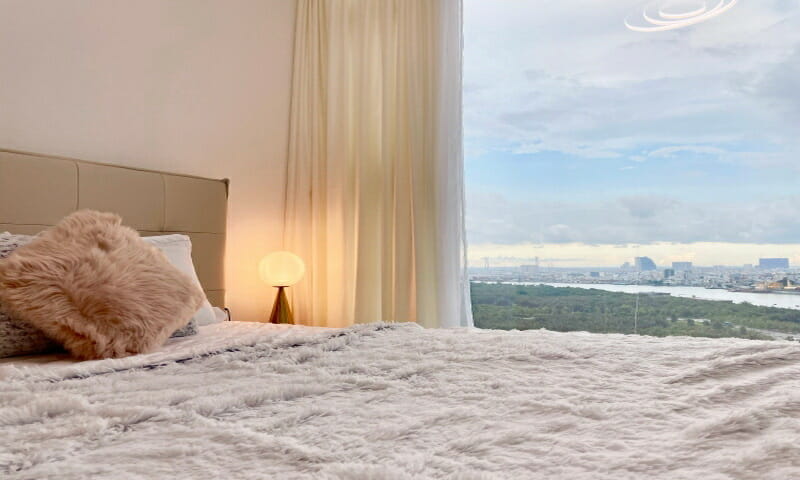 Cho thuê căn hộ Empire City 1 phòng ngủ view sông lầu 17 Tilia nội thất đẹp