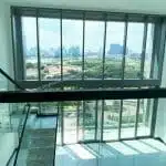 Căn hộ duplex Empire City cho thuê tầng 14 nhà trống 4 phòng ngủ view sông