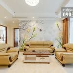 Cho thuê Vinhomes Central Park 3 phòng tầng 9 C1 nội thất cao cấp view sông