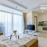 Vinhomes Central Park cho thuê tầng 20 L6 nhà đẹp 3 phòng ngủ view thoáng