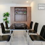 Vinhomes Central Park cho thuê tầng 20 L6 nhà đẹp 3 phòng ngủ view thoáng