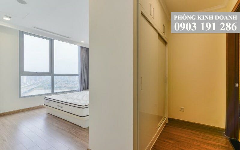 Vinhomes Central Park cho thuê tầng 25 thoáng L6 đủ nội thất 3 phòng ngủ