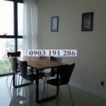 Cho thuê căn hộ The Ascent lầu 8 nội thất xịn 3 phòng ngủ view sông