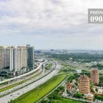 Cho thuê 2 phòng ngủ Estella Heights lầu 30 nhà trống view thoáng