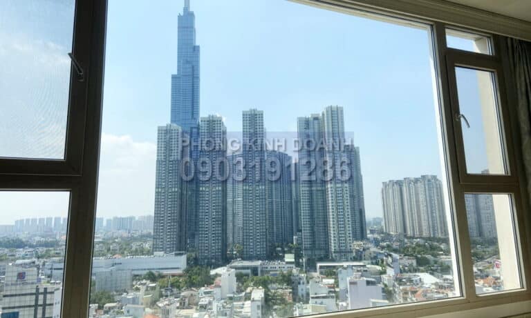 Cho thuê Cantavil Hoàn Cầu view L81 3 phòng ngủ lầu cao đầy đủ nội thất