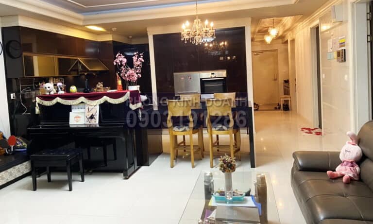 Cho thuê Cantavil Hoàn Cầu view L81 3 phòng ngủ lầu cao đầy đủ nội thất