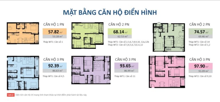 Mặt bằng căn hộ Wilton Tower