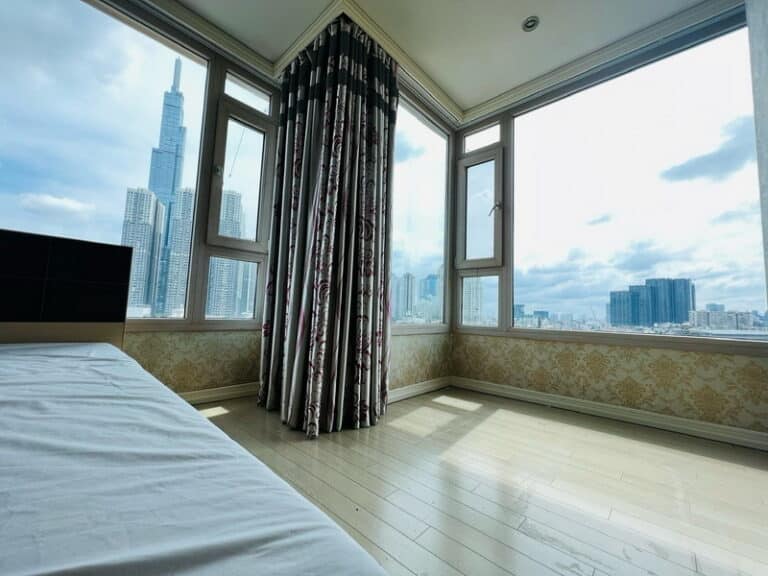 Cantavil Hoàn Cầu Bình Thạnh bán view hồ Văn Thánh 3 phòng ngủ full nội thất