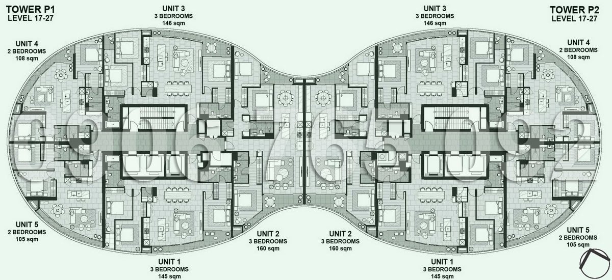 Mặt bằng căn hộ City Garden