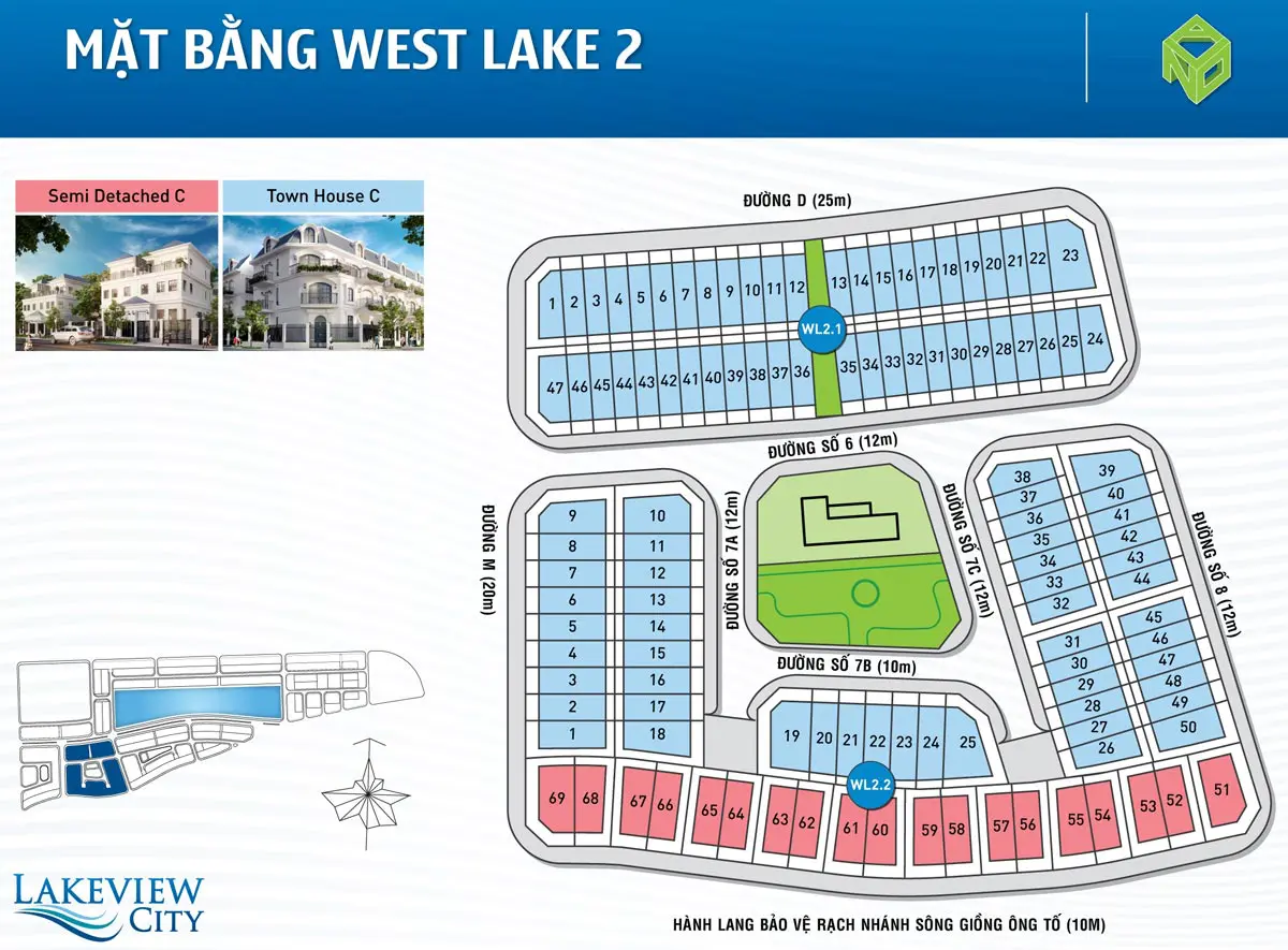 Mặt bằng Lakeview City Novaland