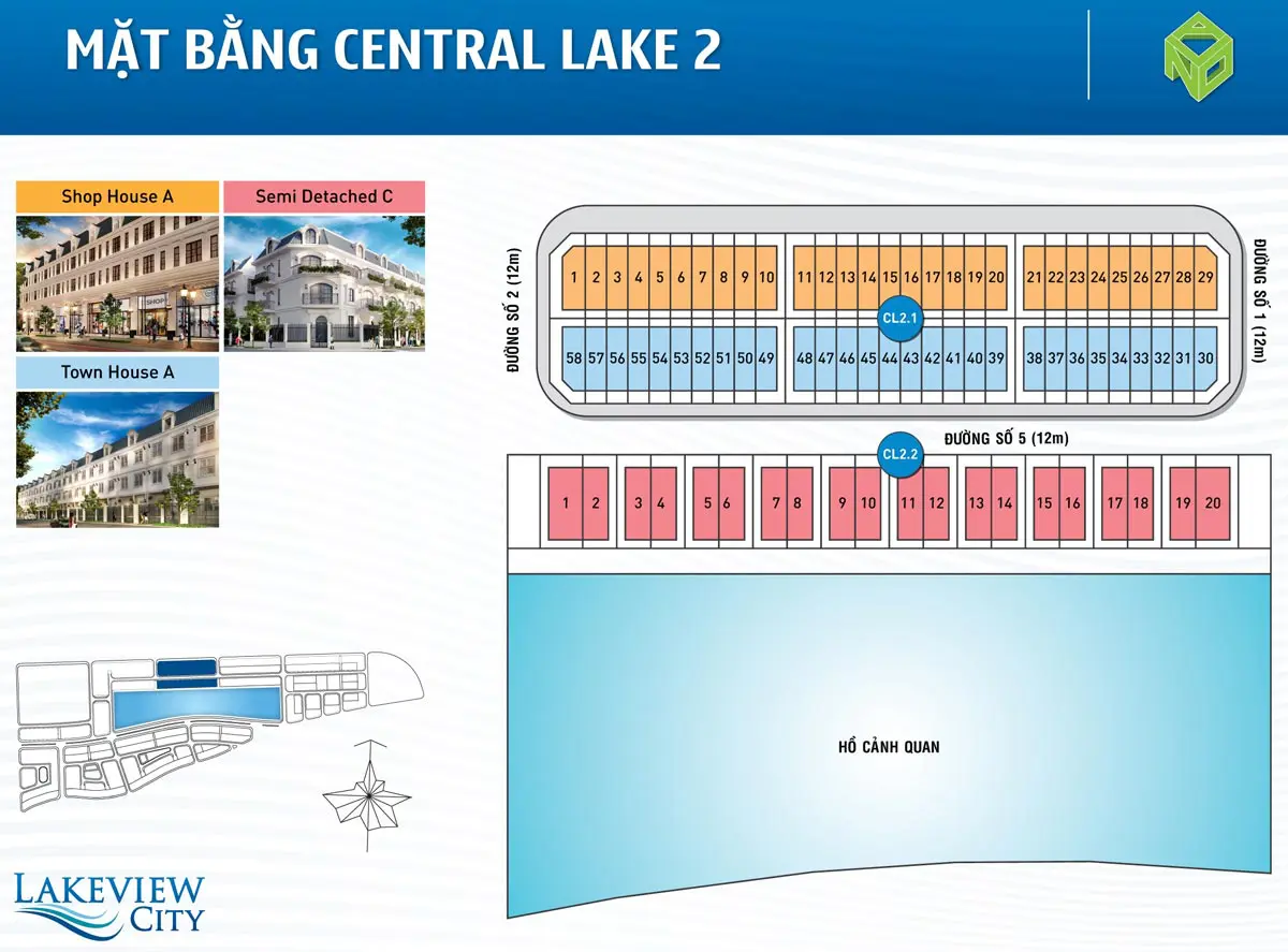 Mặt bằng Lakeview City Novaland