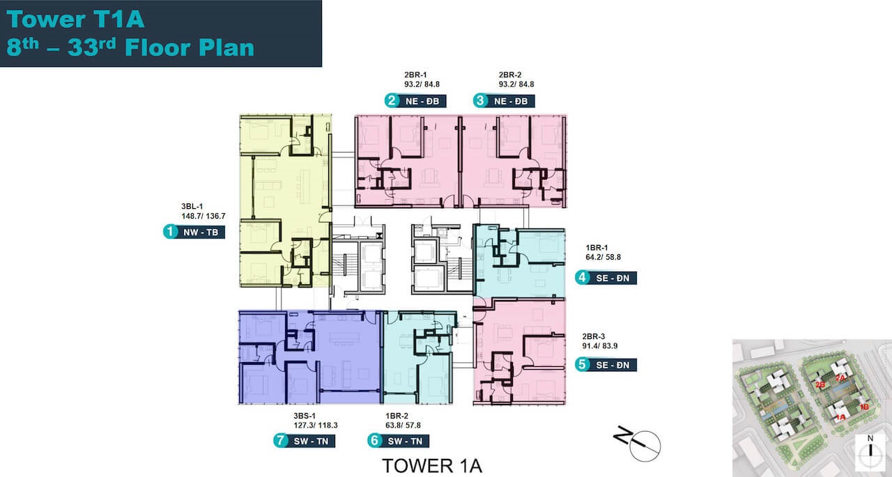 Mặt bằng Linden Residences Empire City