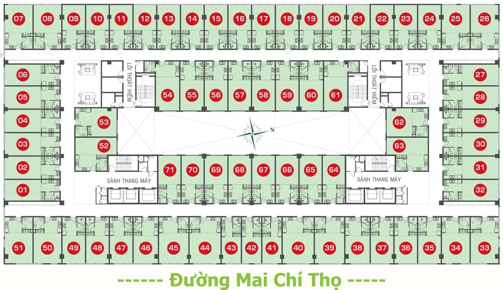 Mặt bằng căn hộ Lexington Residence An Phú - Chi tiết Nhất