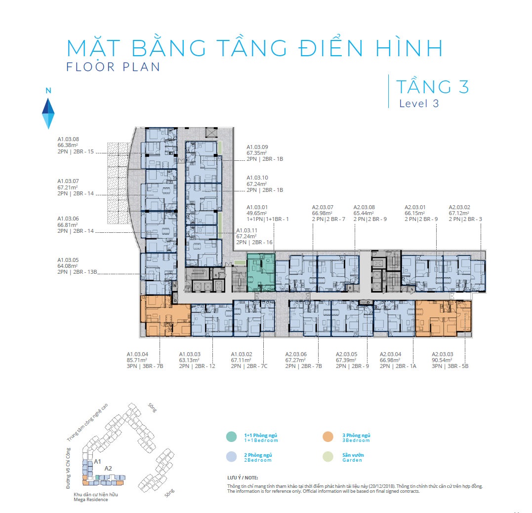 Mặt bằng căn hộ Safira