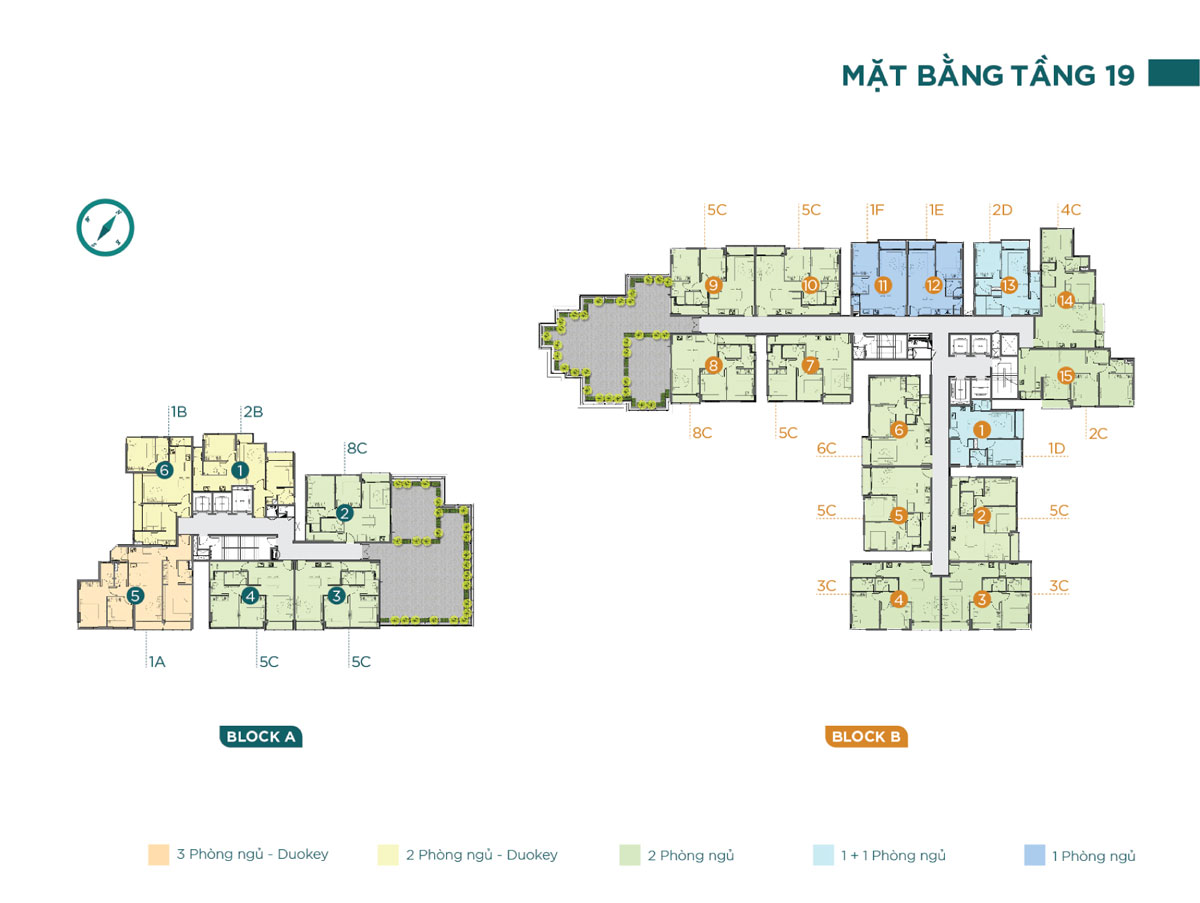 Mặt bằng căn hộ D'lusso