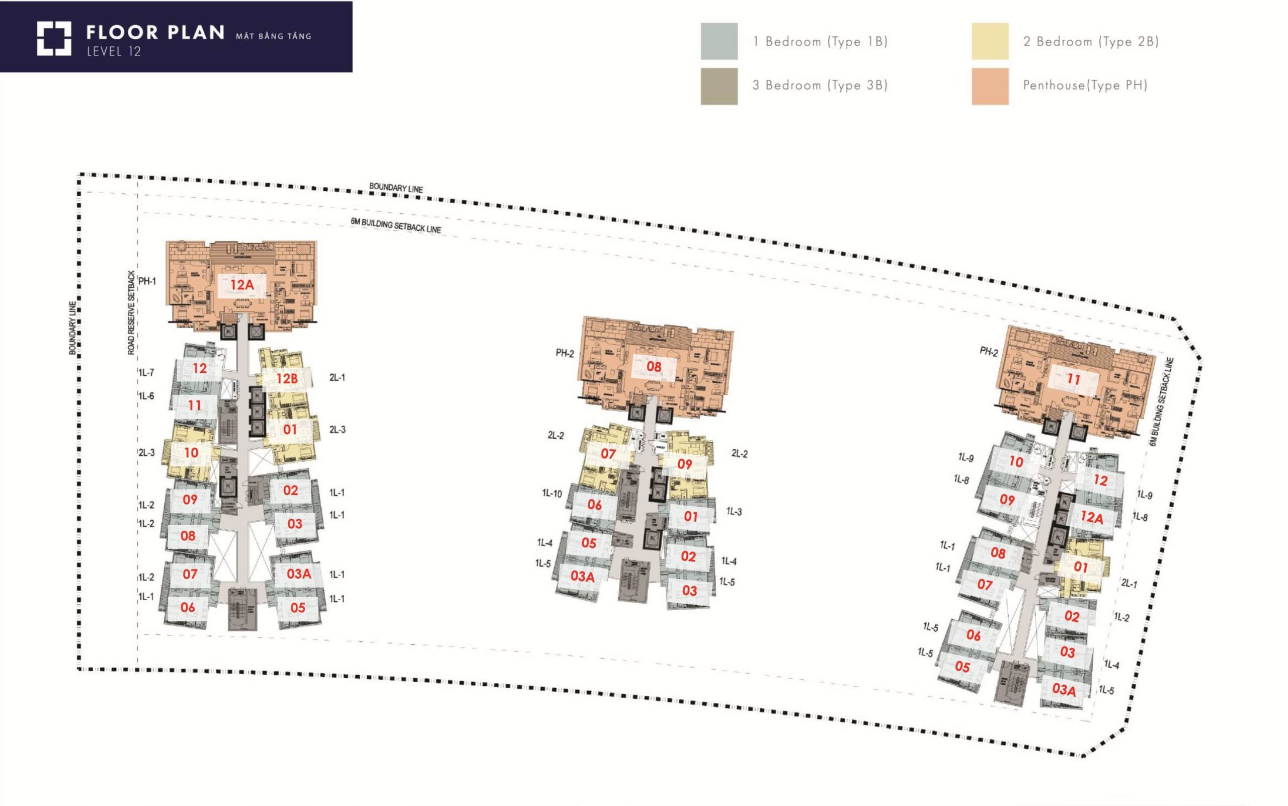 Mặt bằng The Galleria Residences Metropole