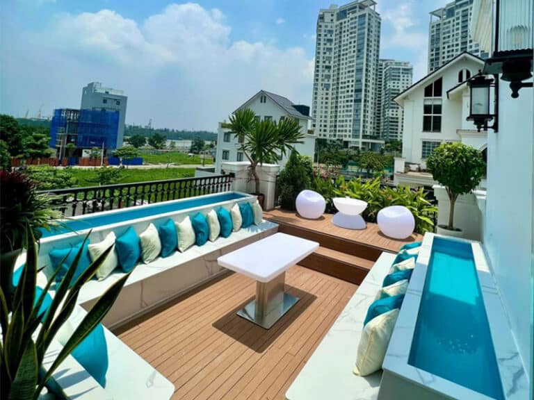 Cho thuê biệt thự Thạnh Mỹ Lợi, Quận 2, nội thất cao cấp, có thang máy riêng