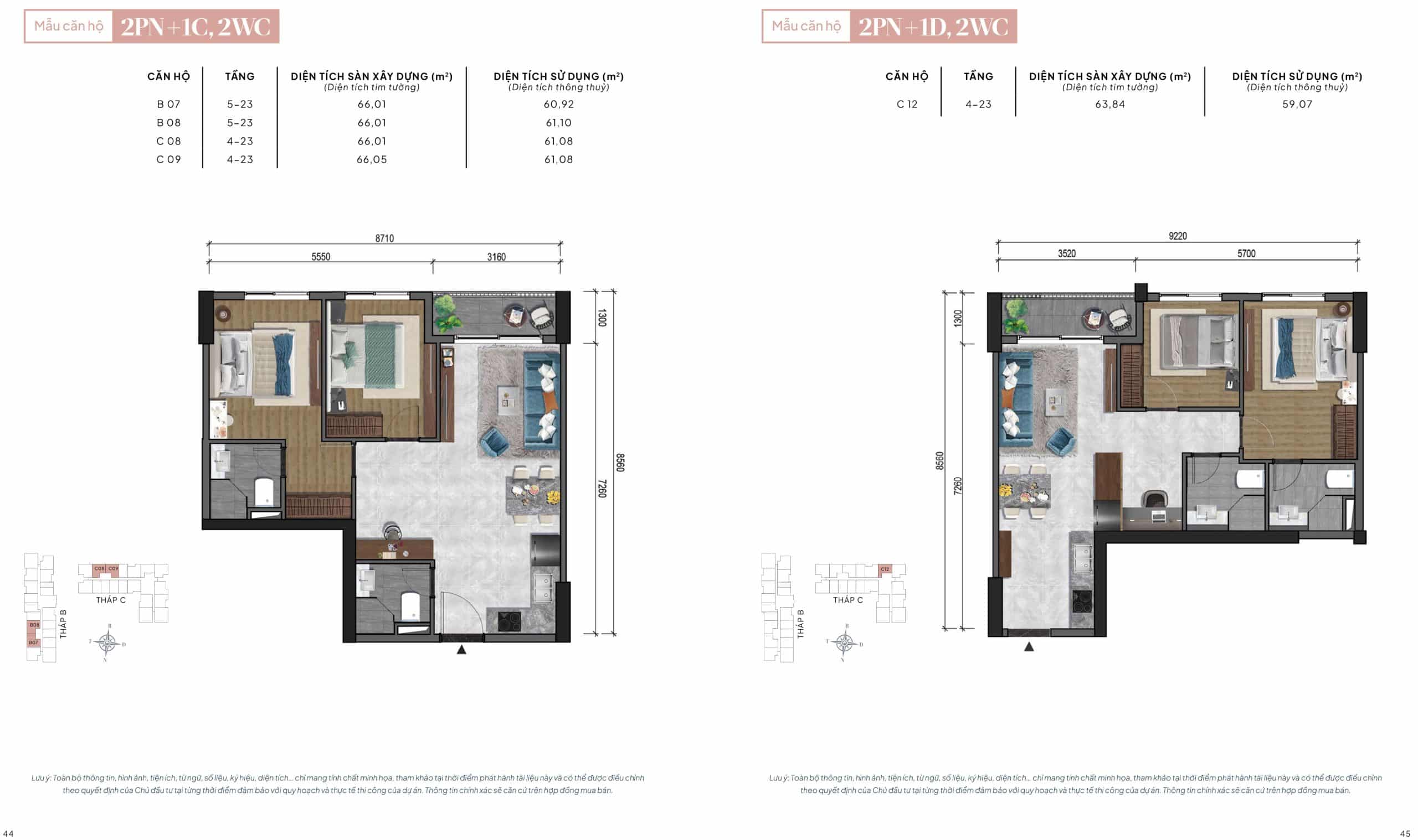 Mặt bằng The Privia Khang Điền
