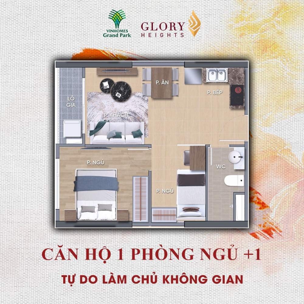 Mặt bằng Glory Heights Vinhomes Grand Park