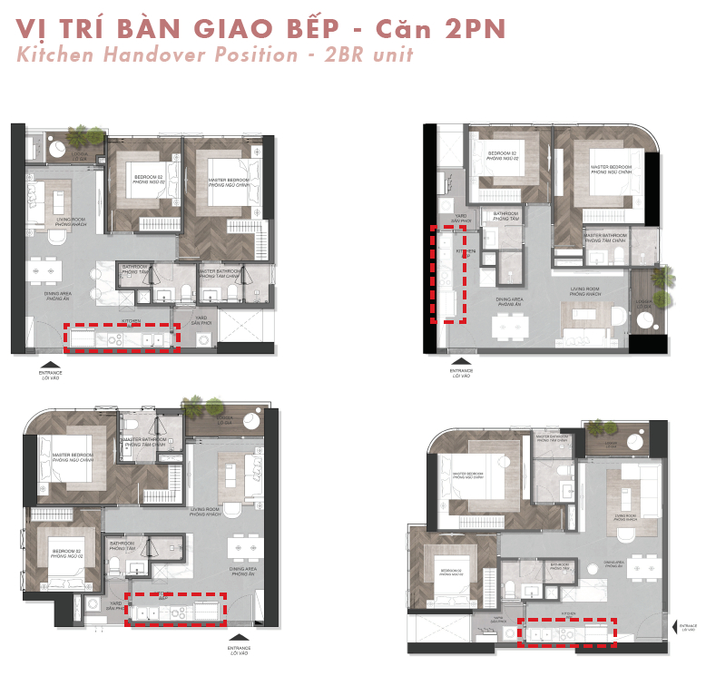 Danh sách vật liệu và trang thiết bị bàn giao căn hộ Eaton Park