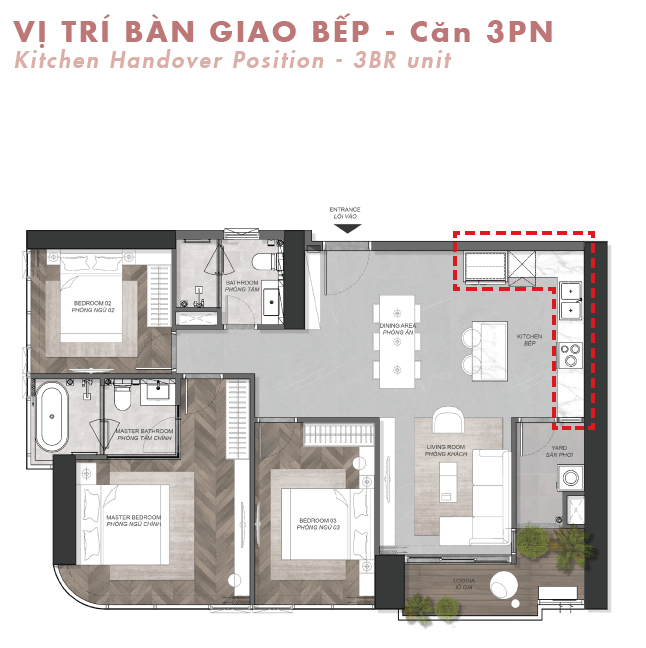 Danh sách vật liệu và trang thiết bị bàn giao căn hộ Eaton Park