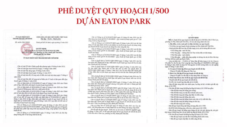 Pháp lý dự án Eaton Park Gamuda Land hiện nay như thế nào?