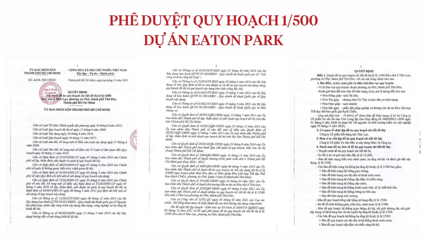 Pháp lý dự án Eaton Park Gamuda Land hiện nay như thế nào?