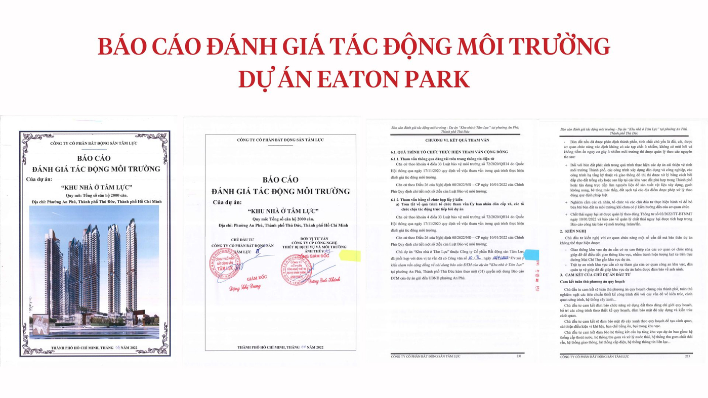 Pháp lý dự án Eaton Park Gamuda Land hiện nay như thế nào?